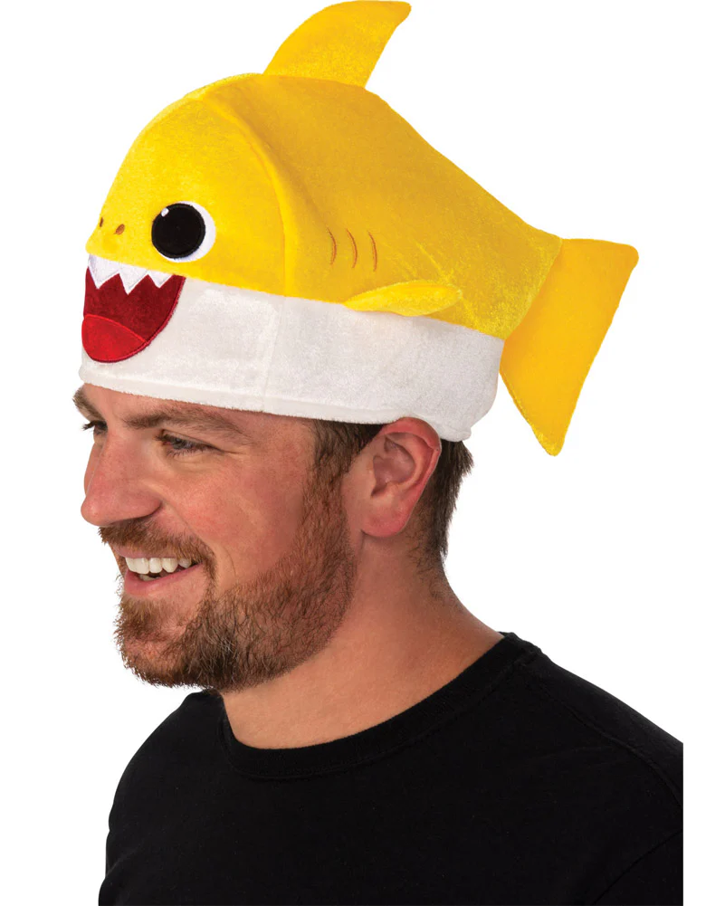 Baby Shark Yellow Adult Hat - Image 2