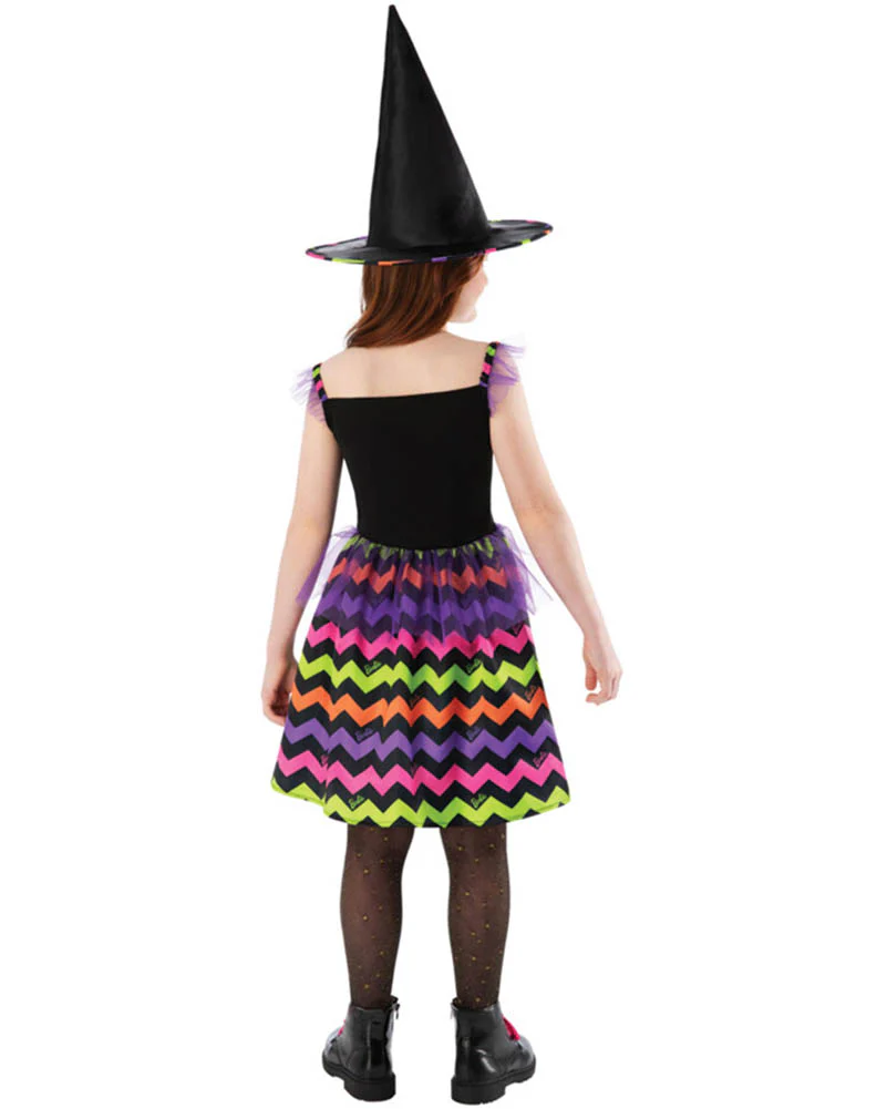 Barbie Colourful Witch Girls Costume - Image 2
