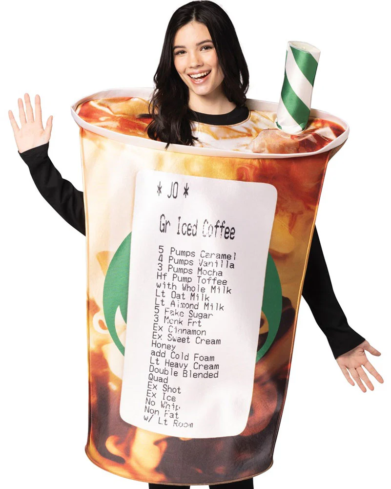 Baristas Nightmare Coffee Cup Adult Costume - Image 2