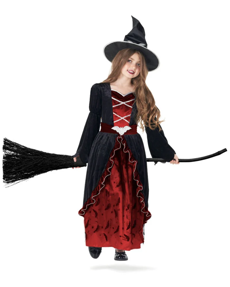 Bat Witch Red Girls Costume - Image 2