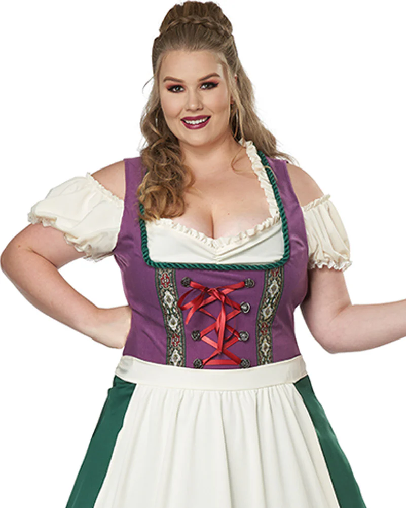 Bavarian Beer Maid Womens Plus Size Costume - Image 3