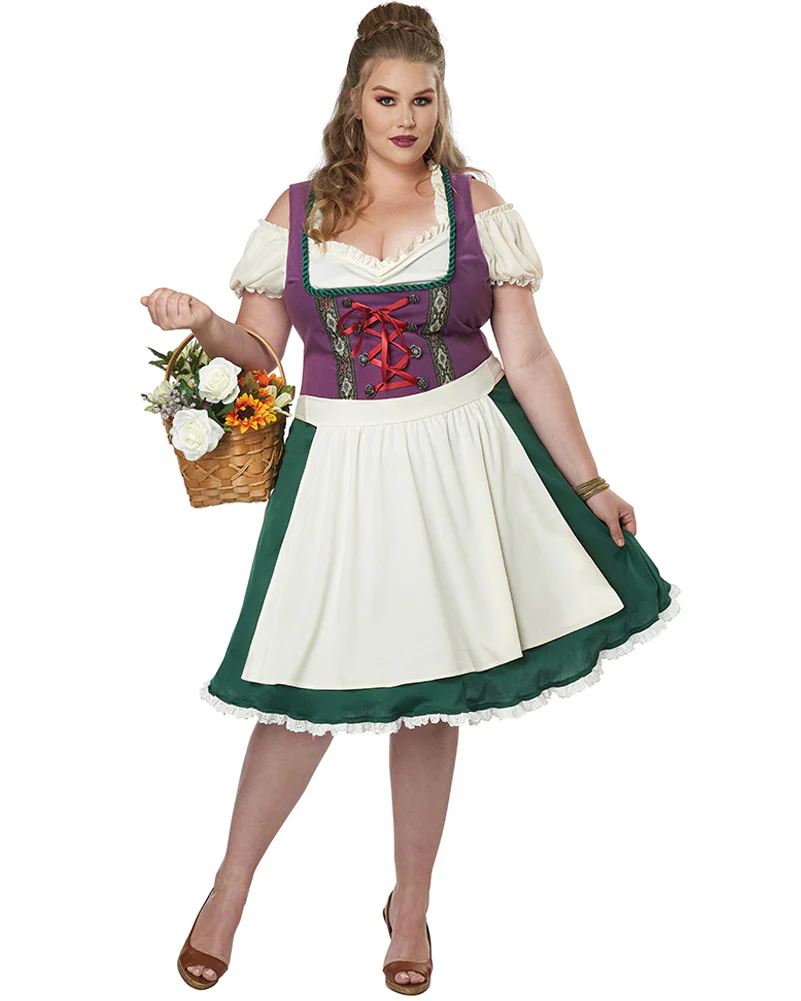 Bavarian Beer Maid Womens Plus Size Costume - Image 4