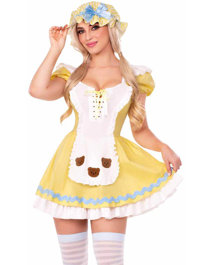Beary Cute Goldilocks Womens Costume - Image 3