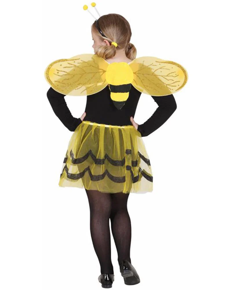 Bee Tutu Wings and Antennae Kids Set - Image 2