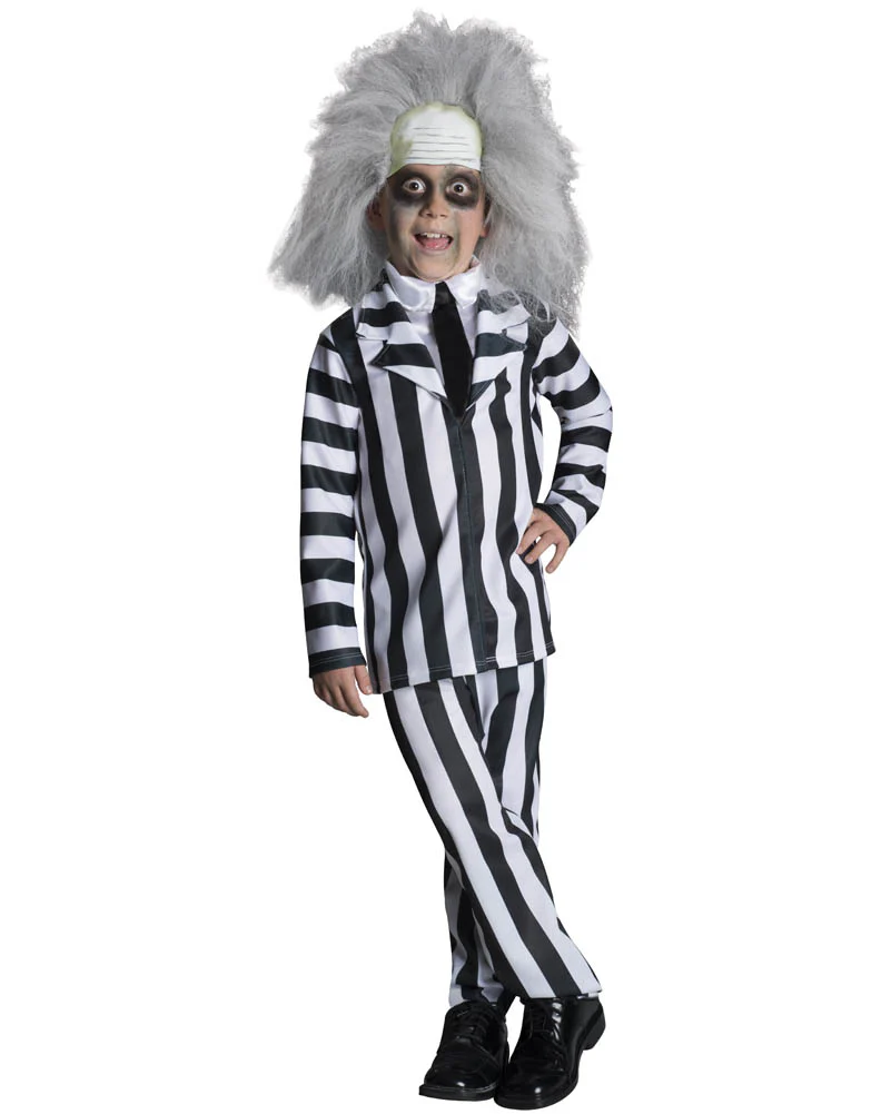 Beetlejuice Deluxe Boys Costume