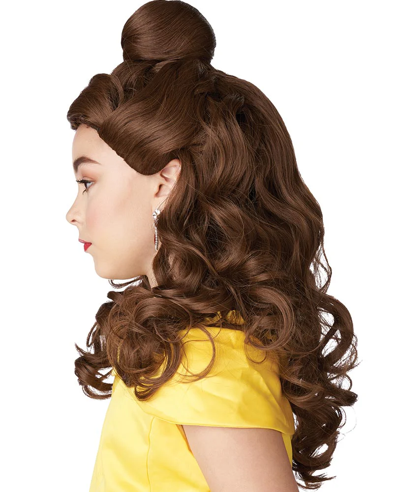 Belle Brown Kids Wig - Image 2