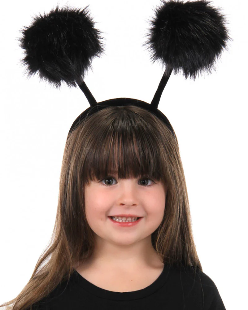 Bendy Bug Pom Antennae Deluxe Headband - Image 2
