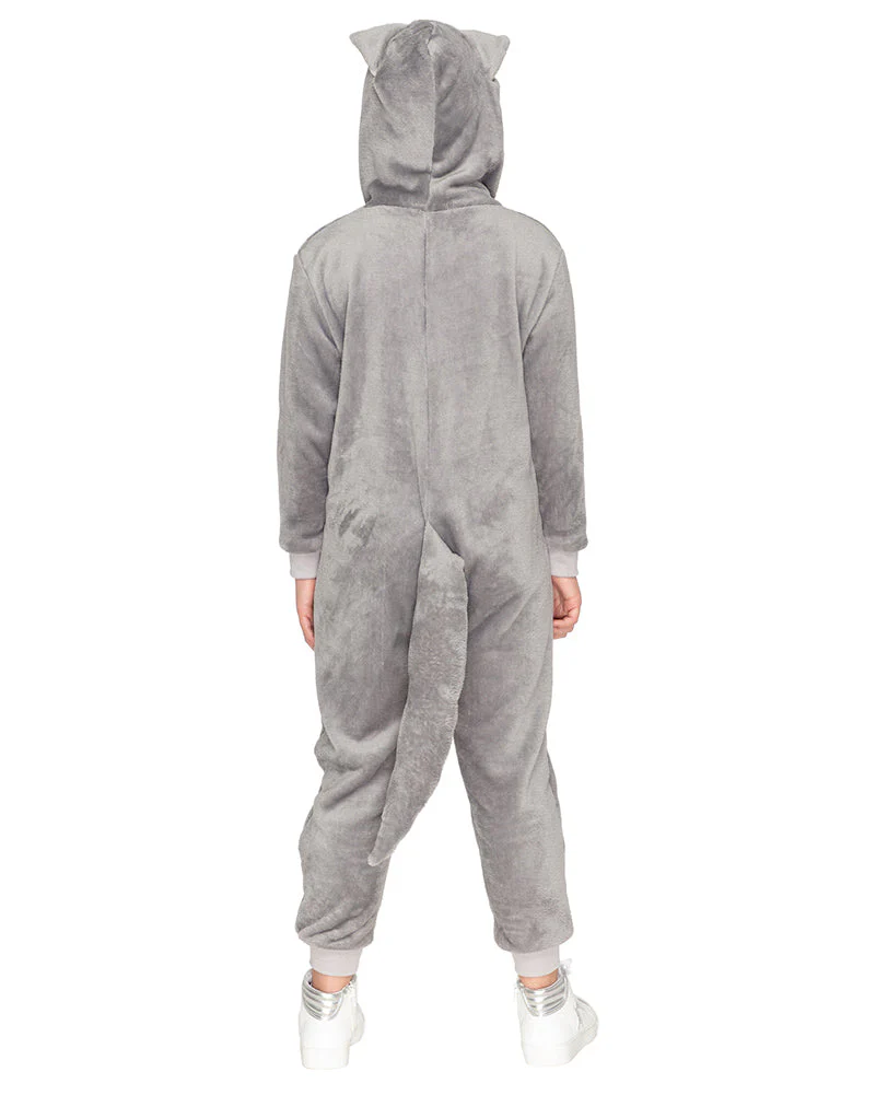 Big Bad Wolf Deluxe Kids Book Week Costume Jumpsuit - Image 4