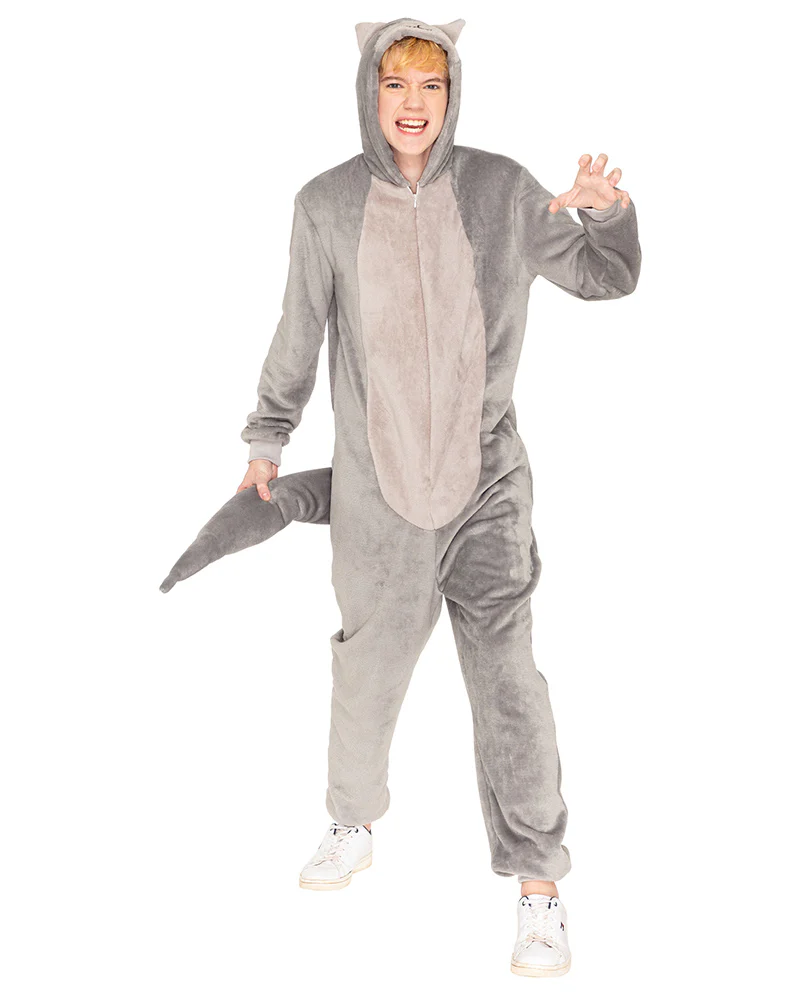Big Bad Wolf Deluxe Plus Size Adults Book Week Costume - Image 6