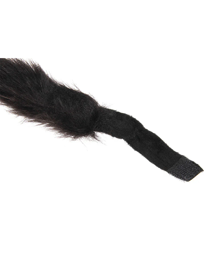 Black and Pink Cat Ears Collar and Tail Deluxe Set - Image 3