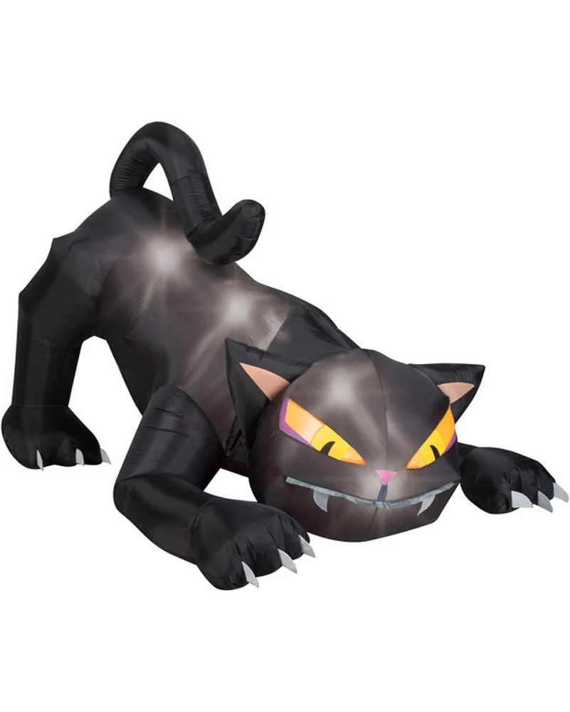 Black Cat With Turning Head Lawn Inflatable 1.2m (US PLUG) - Image 2