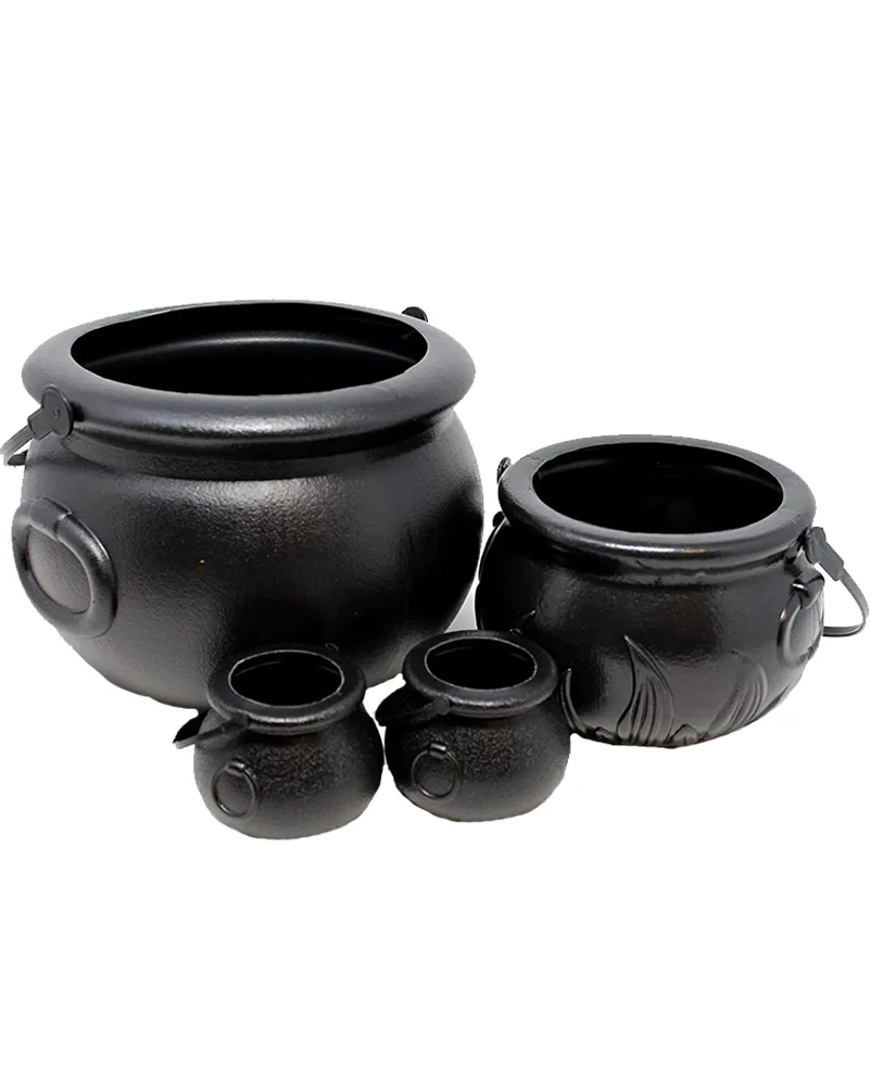 Black Cauldron Candy Holders Pack of 4