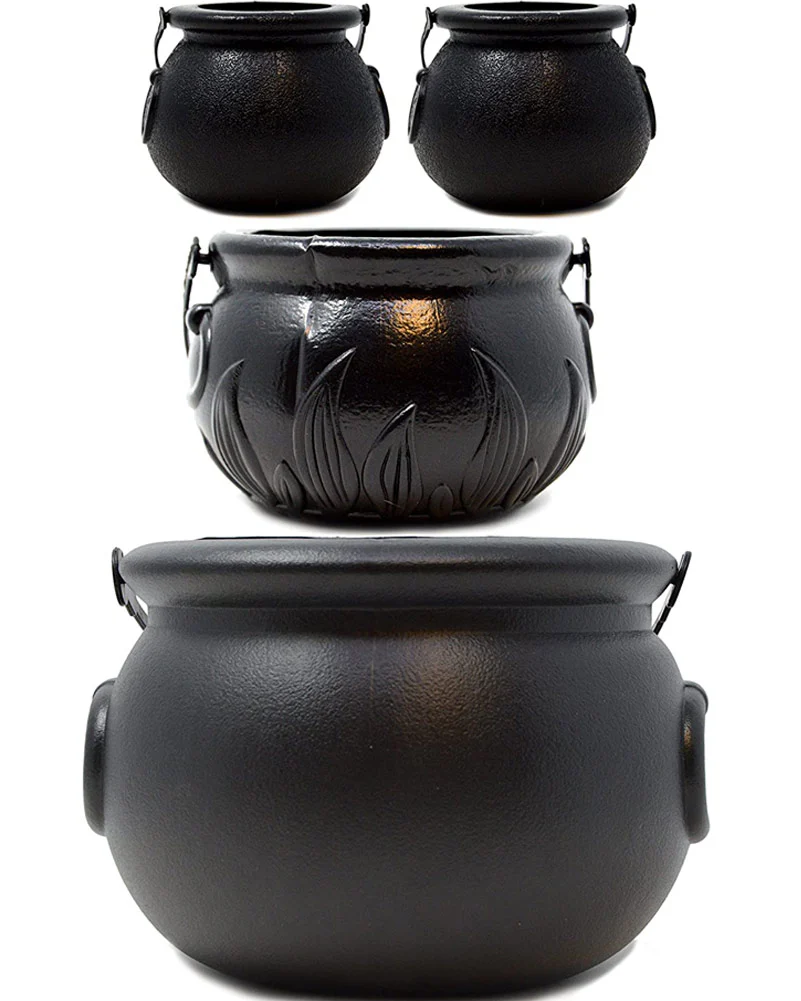 Black Cauldron Candy Holders Pack of 4 - Image 2
