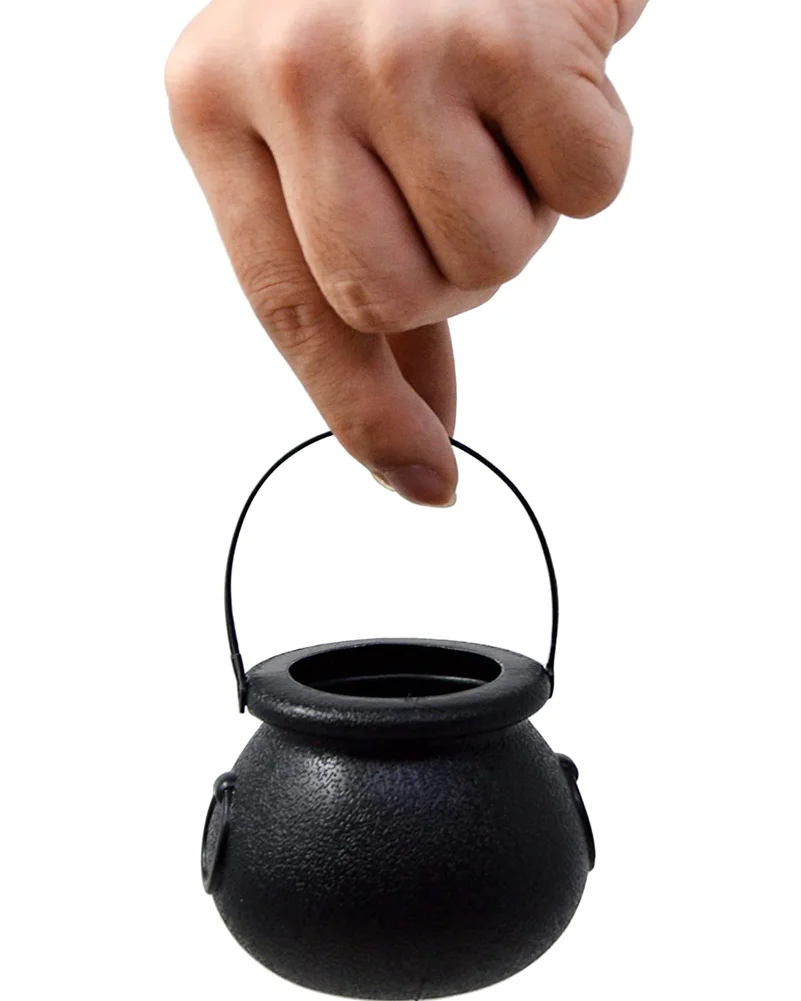 Black Cauldron Candy Holders Pack of 4 - Image 3