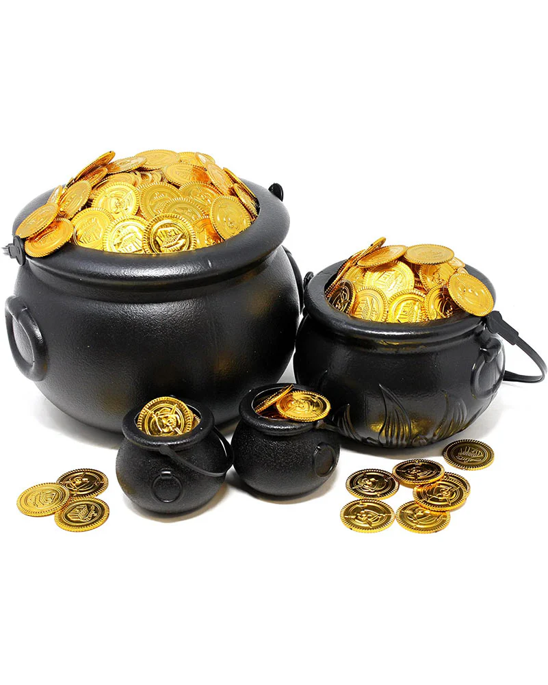 Black Cauldron Candy Holders Pack of 4 - Image 4