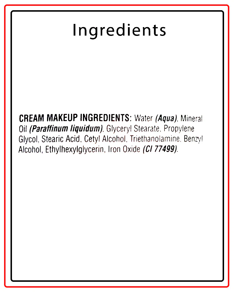Black Cream Makeup - Image 2