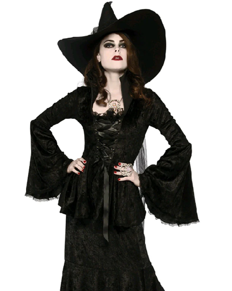 Black Crushed Velvet Top - Image 2