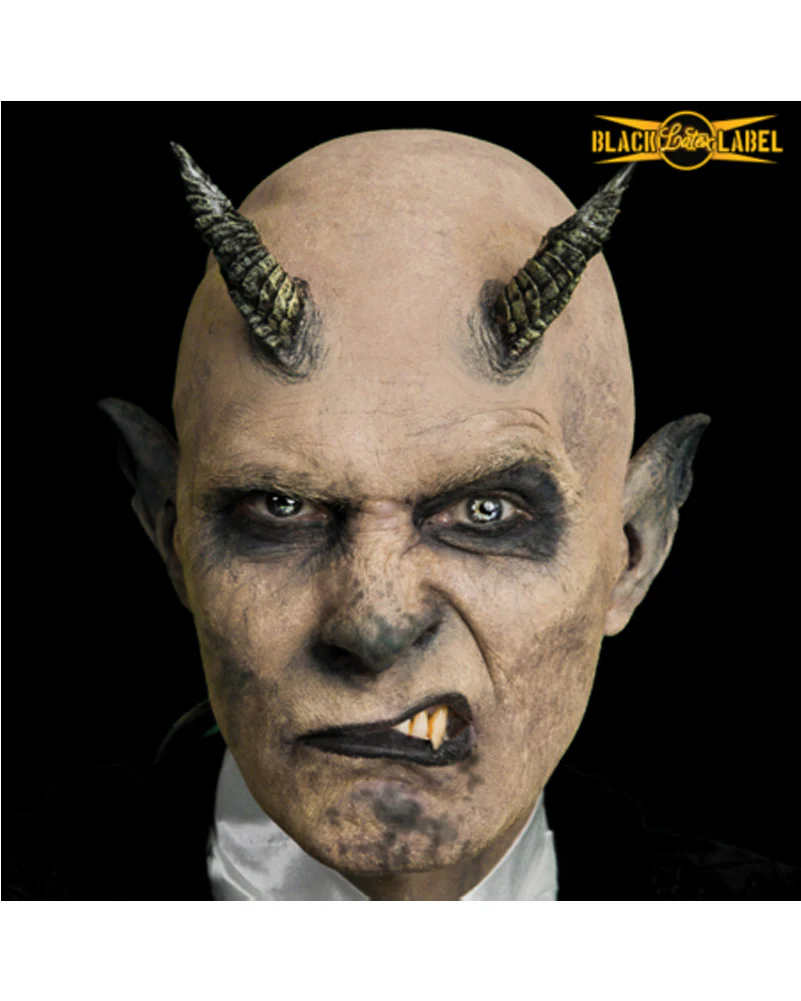 Black Label Latex Demon Horns - Image 3