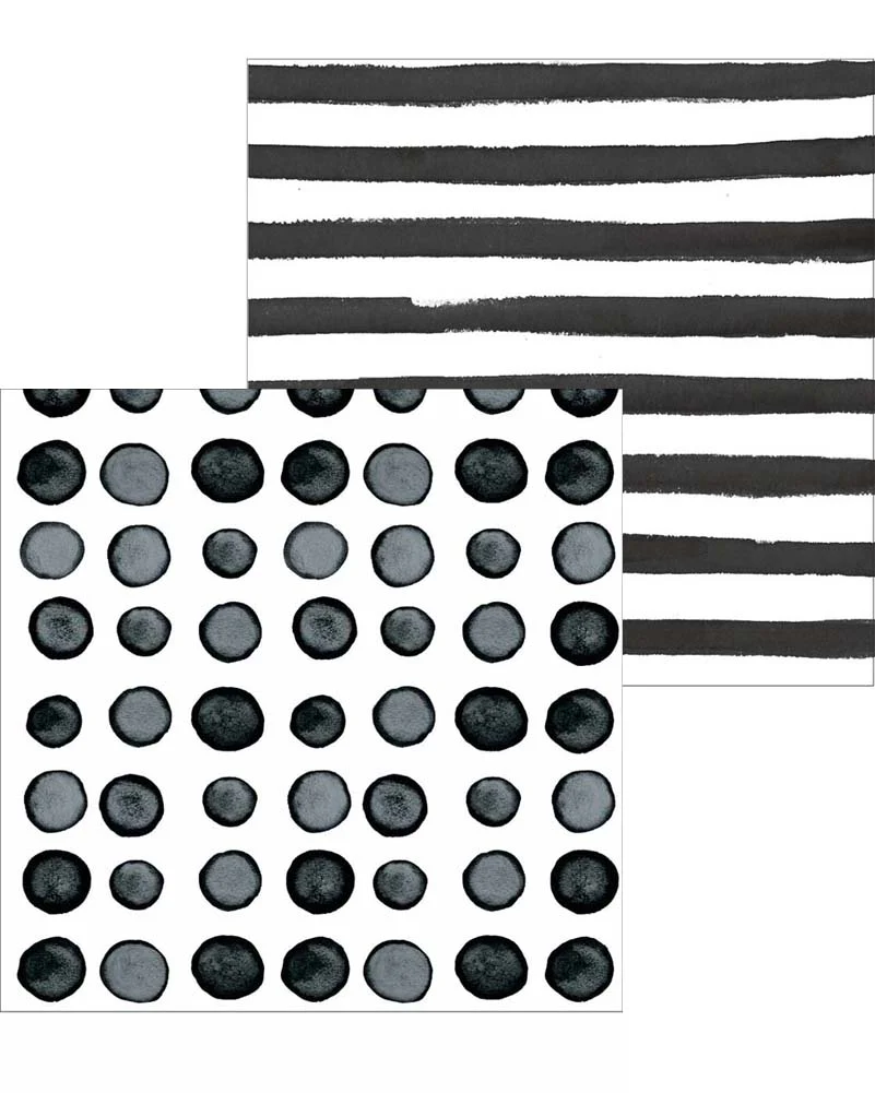 Black Licorice Lunch Napkins Pack of 16 - Image 2