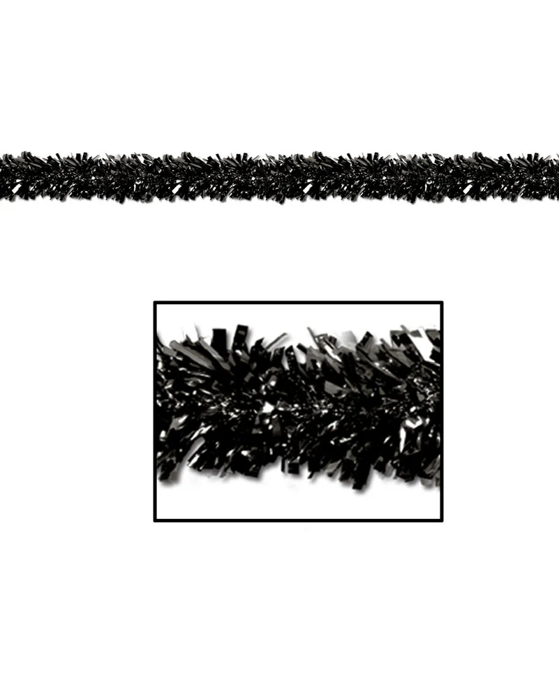 Black Metallic Festoon Garland 4.5m