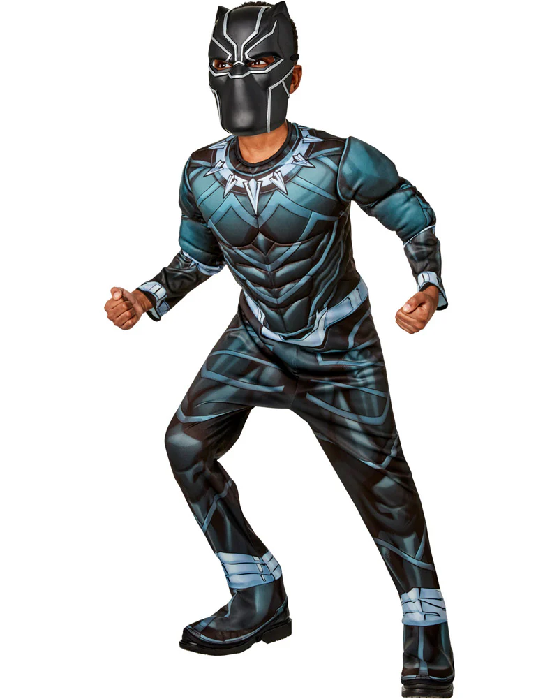 Black Panther Battle Suit Deluxe Boys Costume - Image 2