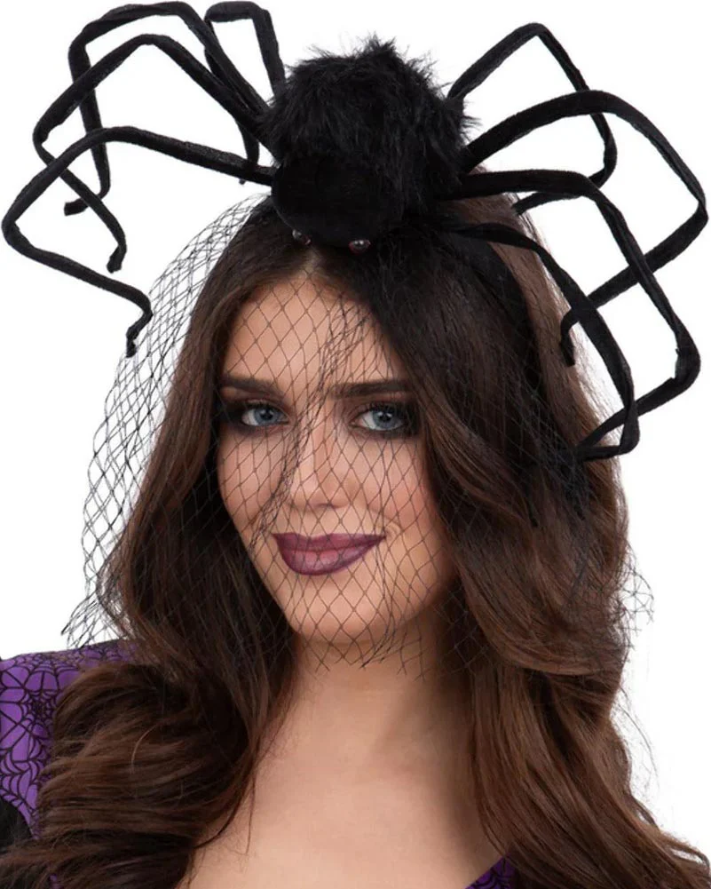 Black Spider Headband