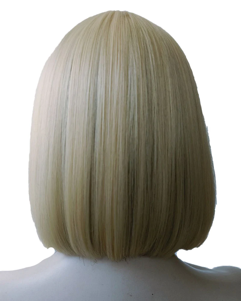 Blonde and Dark Brown Two Tone Heat Resistant Premium Bob Wig - Image 7