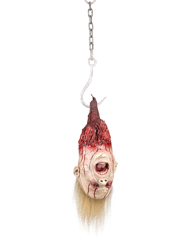 Blonde Dude Head Premium Hanging Movie Prop Decoration