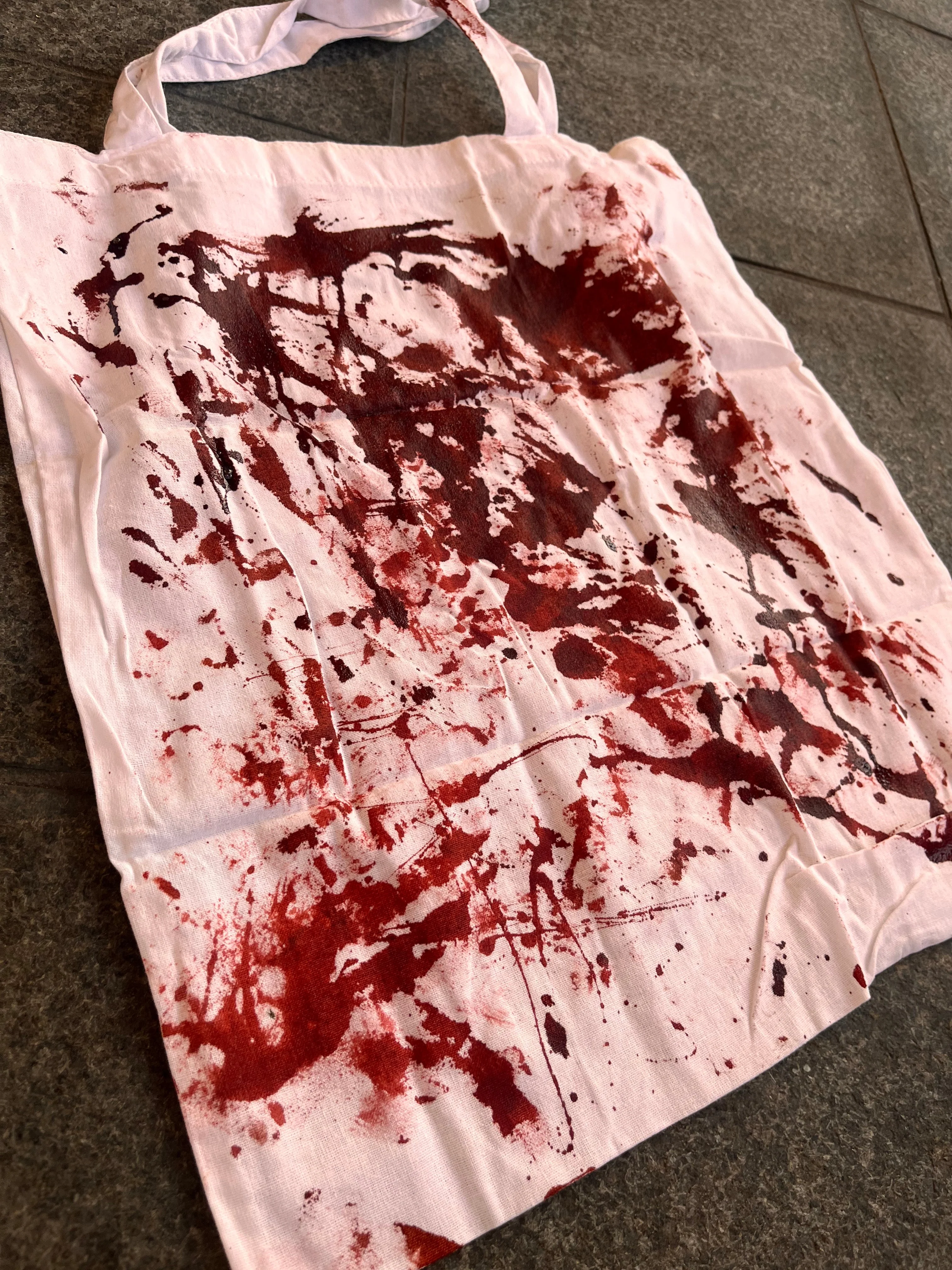 Blood Spattered Tote Bag - Image 2