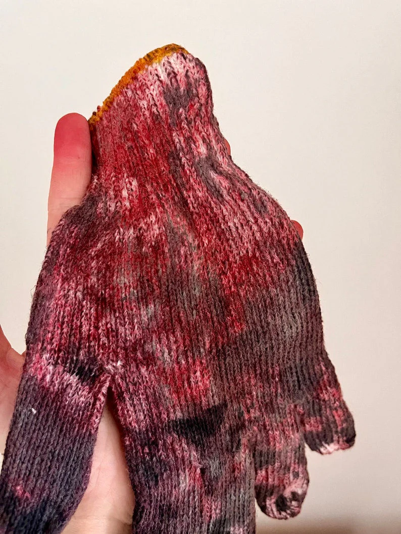 Bloody Dirty Work Gloves Prop - Image 5