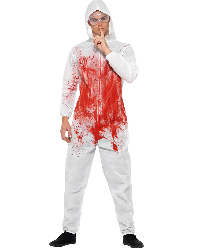 Bloody Forensic Overalls Adult Costume