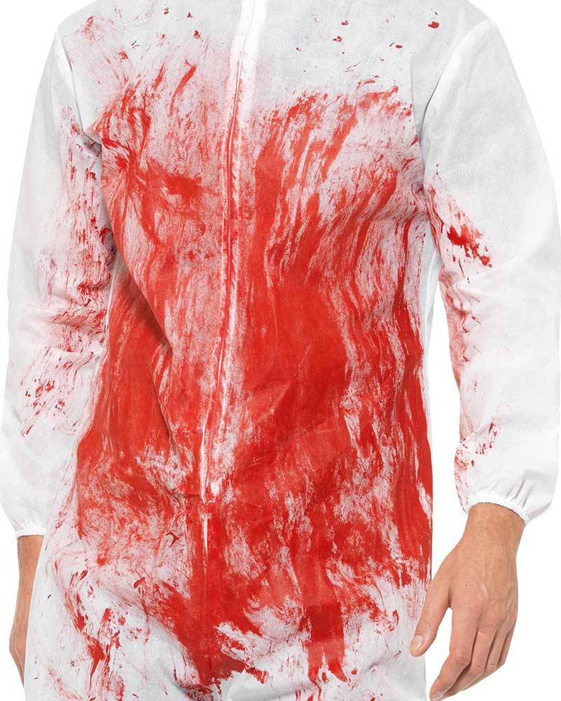 Bloody Forensic Overalls Adult Costume - Image 6
