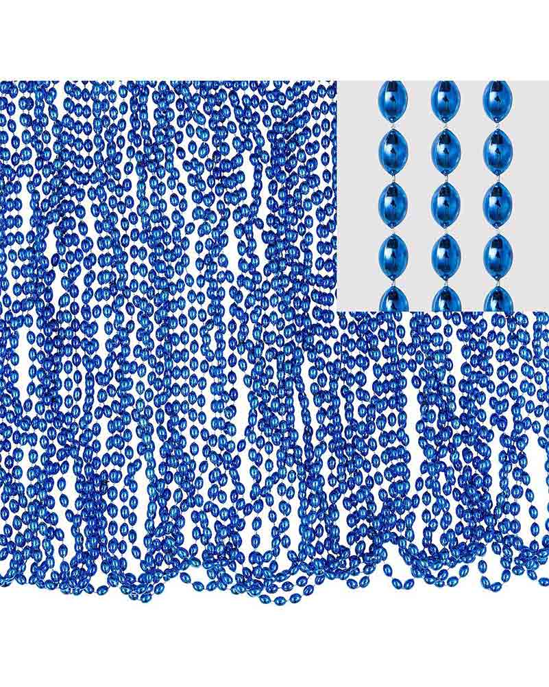 Blue Beaded Necklaces Pack of 50 - Image 2