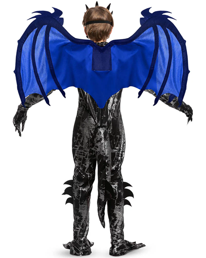 Blue Dragon Boys Costume - Image 2