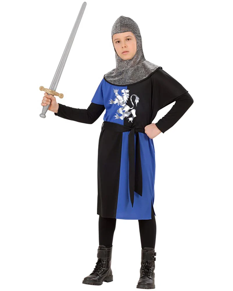 Blue Medieval Warrior Boys Book Week Costume