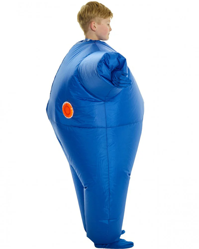 Blue Megamorph Inflatable Kids Costume - Image 5