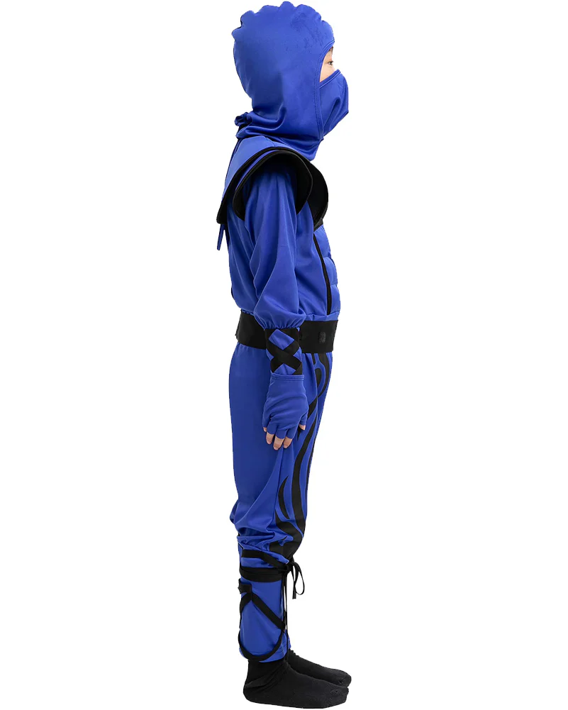 Blue Muscle Ninja Toddler and Kids Costume - Image 3