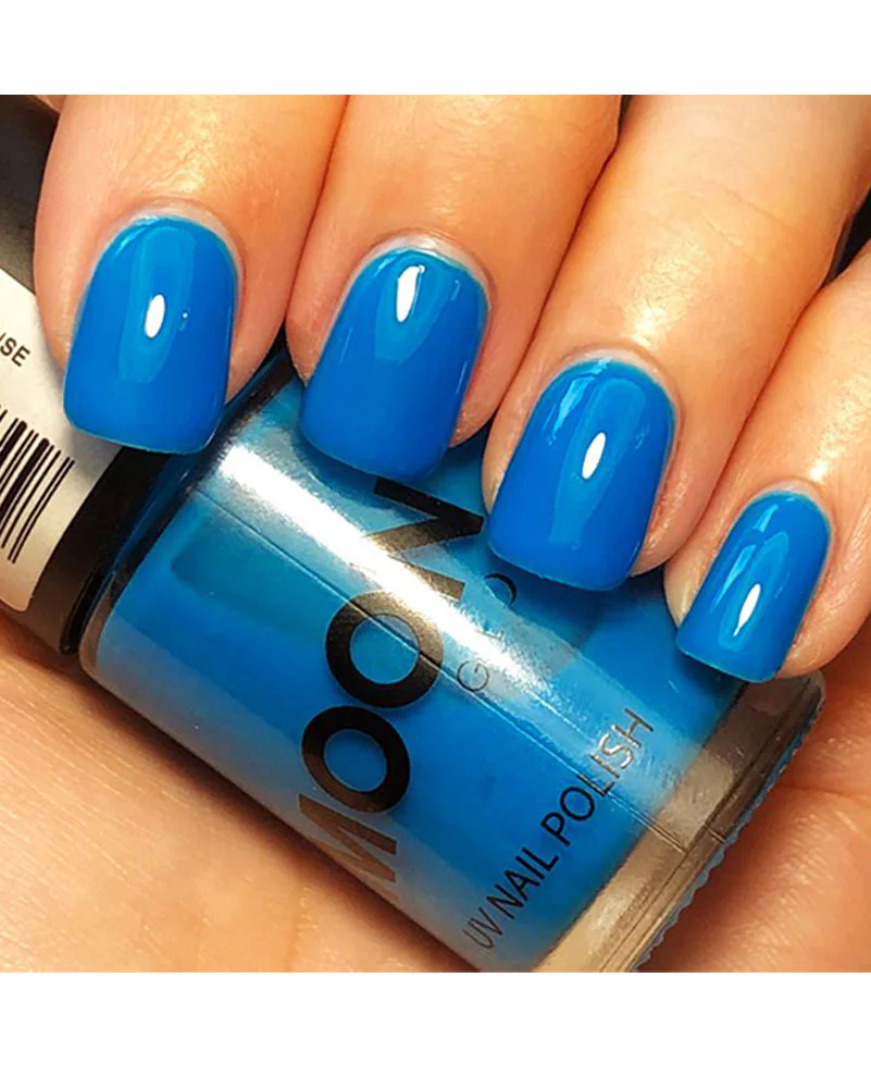 Blue Neon UV Nail Polish 14ml - Image 2