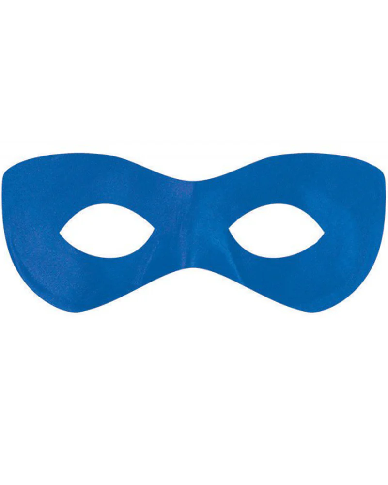 Blue Superhero Eye Mask