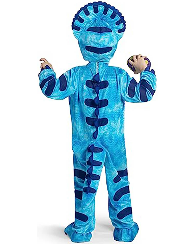 Blue Triceratops Kids Costume - Image 2