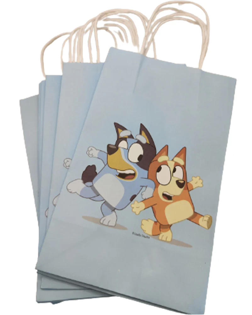 Bluey Paper Kraft Bags Pack of 8 - Image 2