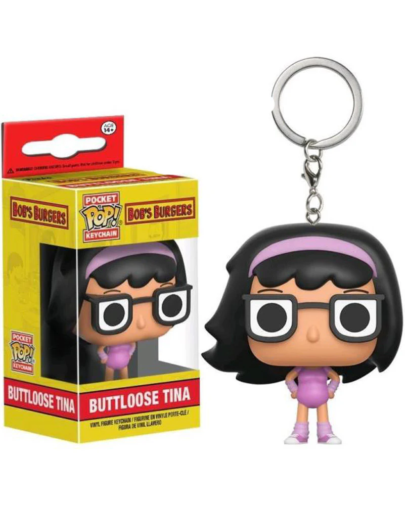 Bob Burgers Buttloose Tina Pop Vinyl Keychain
