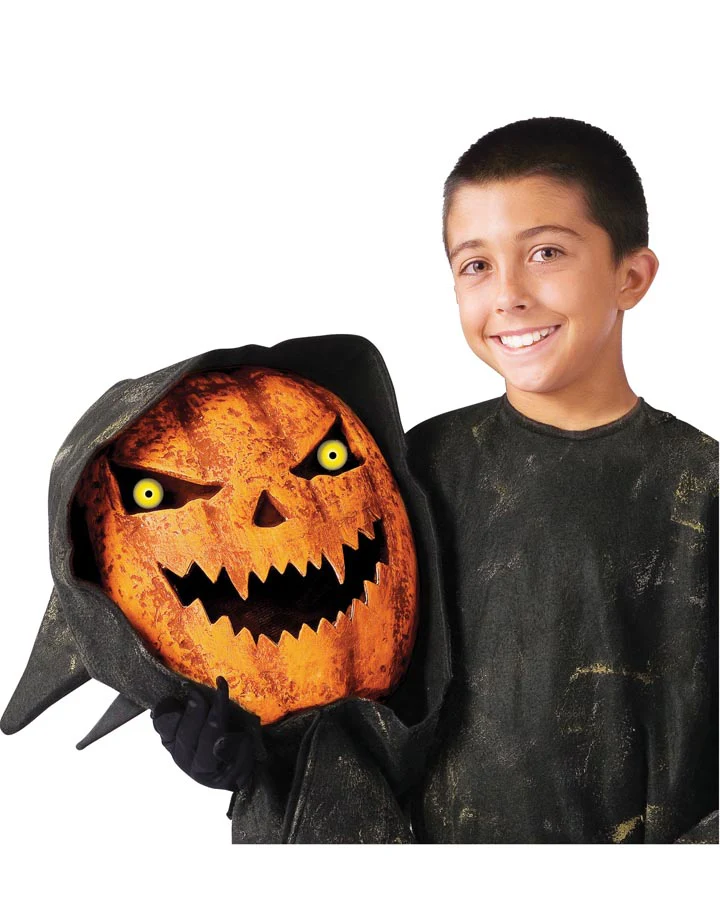 Bobble Head Pumpkin Boys Costume - Image 2