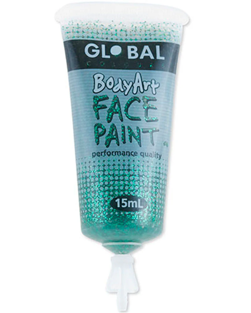 BodyArt Green Body Glitter Paint 15ml