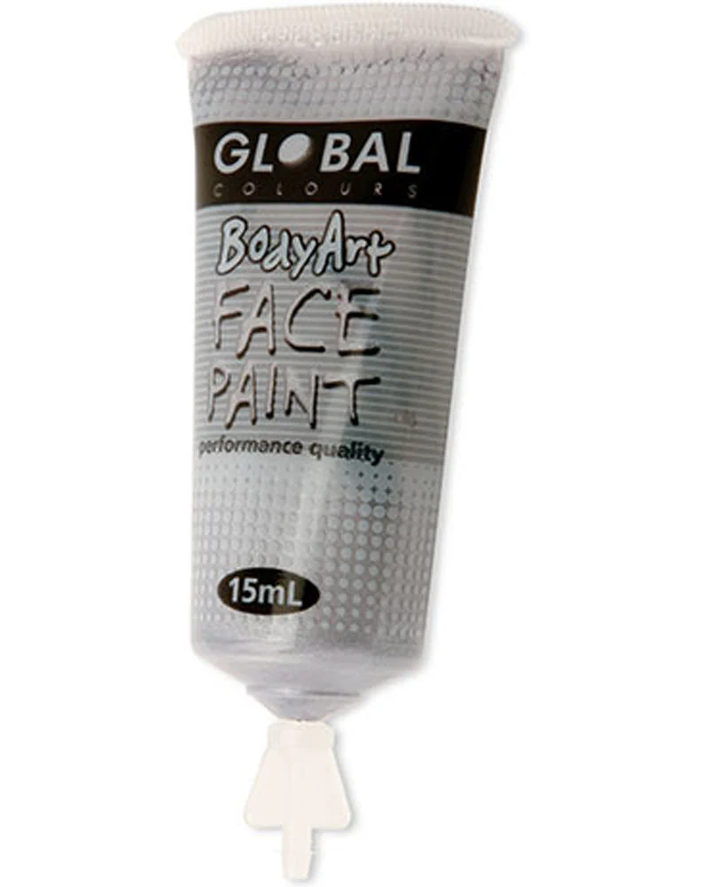 BodyArt Metallic Silver Paint 15ml