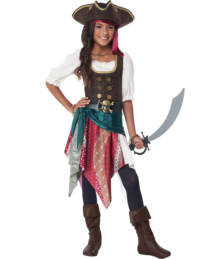 Boho Pirate Deluxe Girls Book Week Costume
