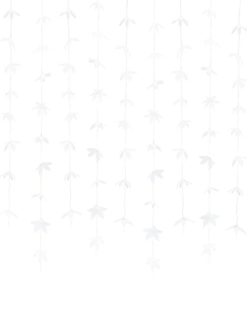 Botanical Wedding White Origami Flower Backdrop 1.8m