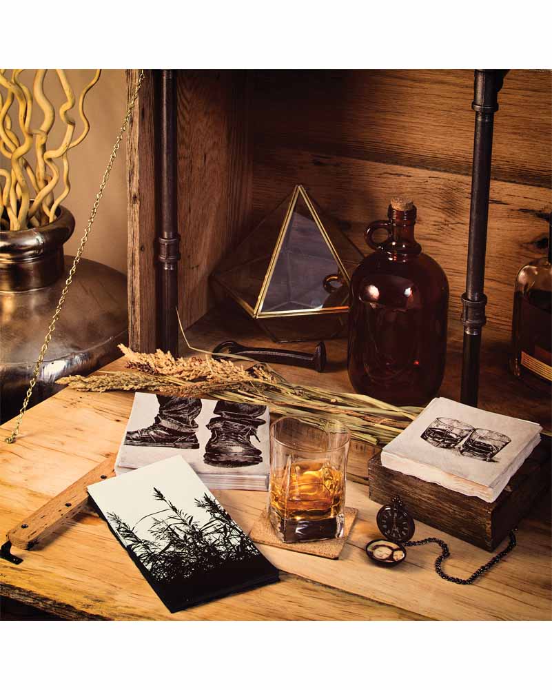 Bourbon Trail Boots Lunch Napkins Pack of 16 - Image 2