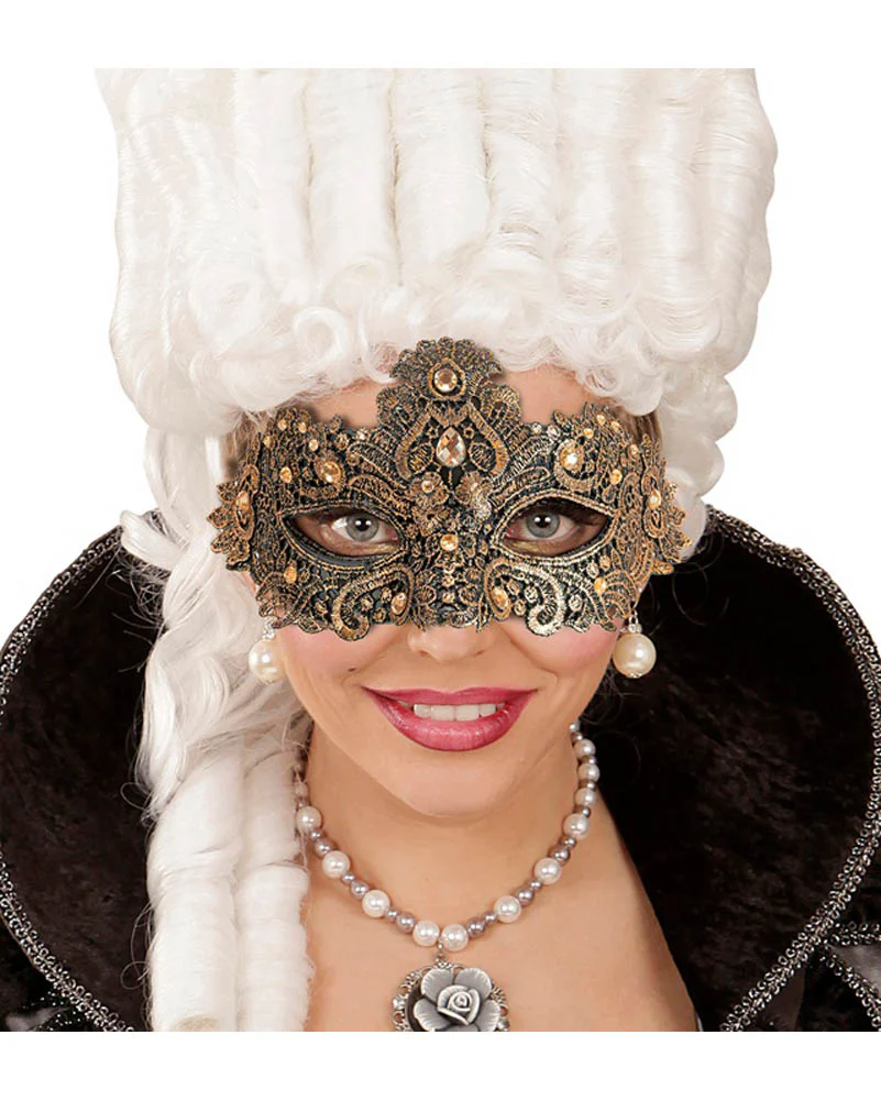 Bronze Theatrical Eye Mask - Image 3