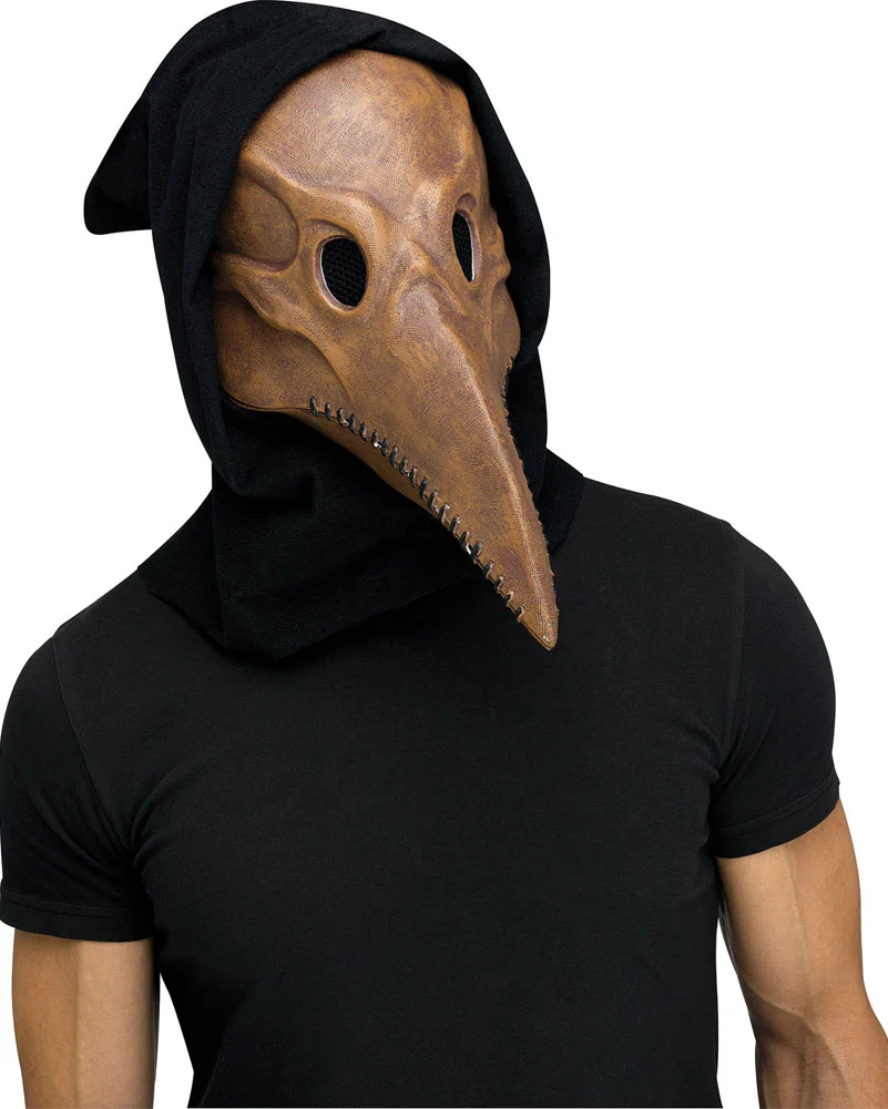 Brown Plague Doctor Mask